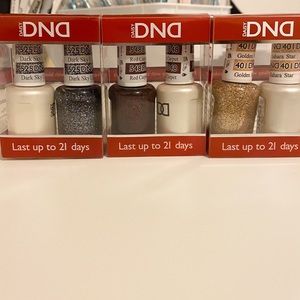 DND gel +regular polish